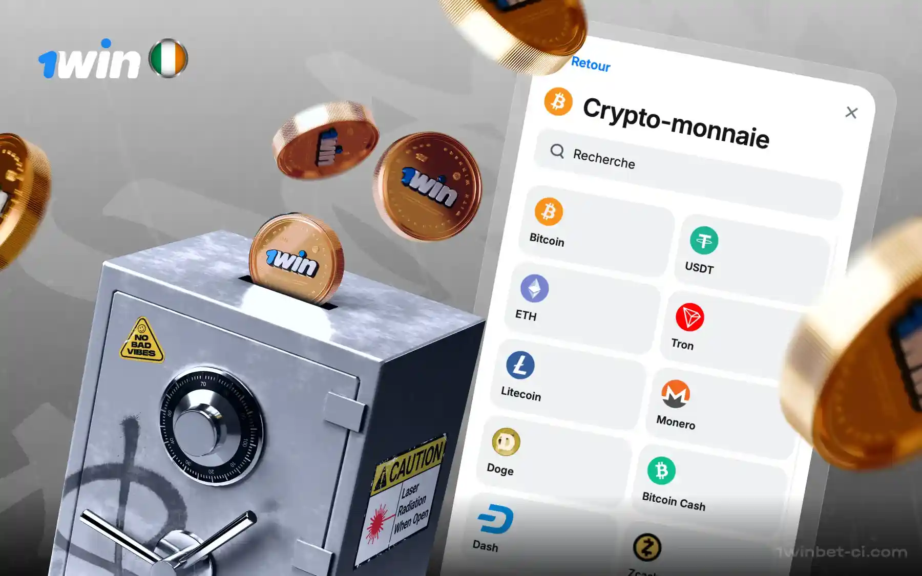 1win Cryptomonnaies